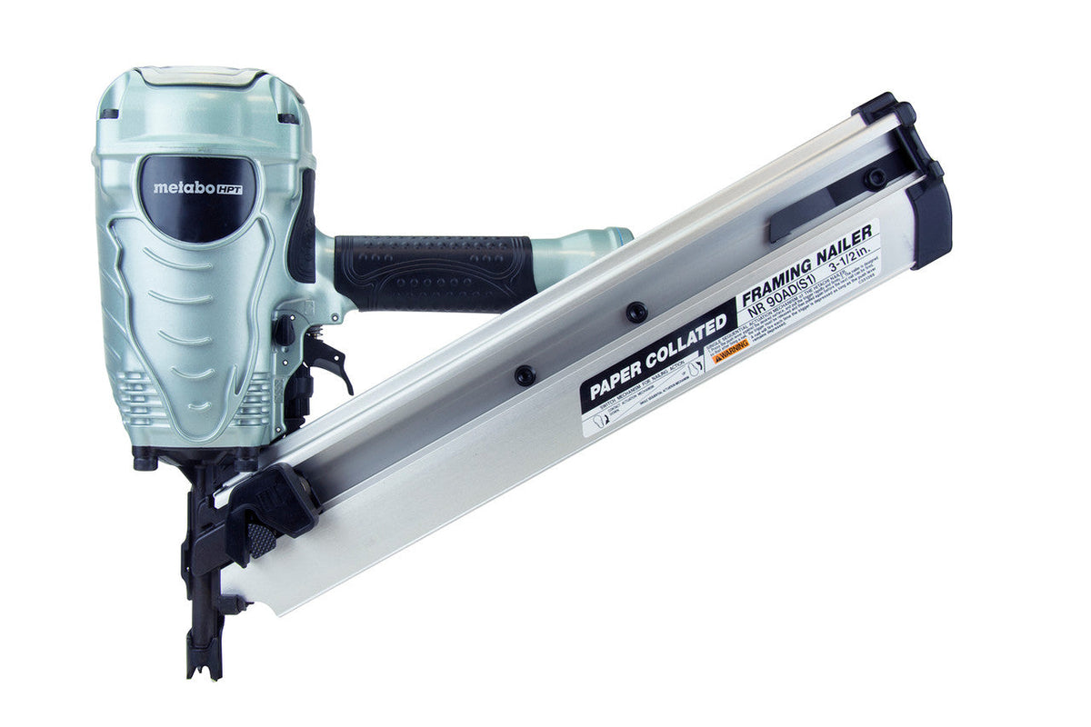 Metabo HPT NR90ADS1 3-1/2 Inch 30-Degree Paper Collated Framing Nailer