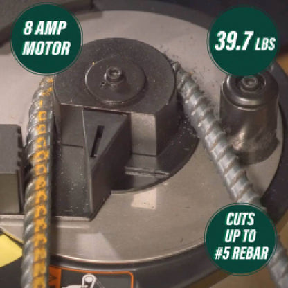 Metabo HPT VB16YM 8 Amp Portable Rebar Bender and Cutter
