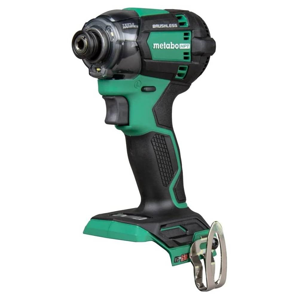 Metabo HPT WH36DCQ4M 36V MultiVolt Cordless Brushless 1/4 inch Triple Hammer Bolt Impact Driver (Tool Only)
