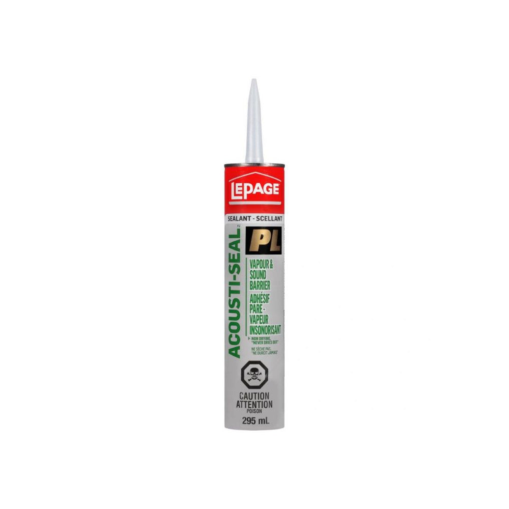 LePage 295ml Acousti-Seal Vapour Barrier & Sound Reduction Adhesive