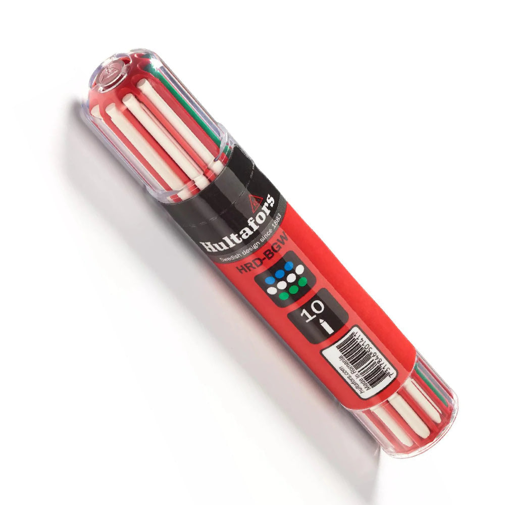Hultafors Colour Refills for Dry Marker Mechanical Pencil - 10pk