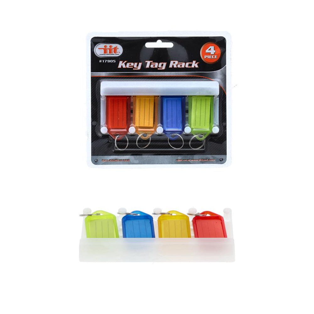 IIT 4pc Key Tag Rack Set