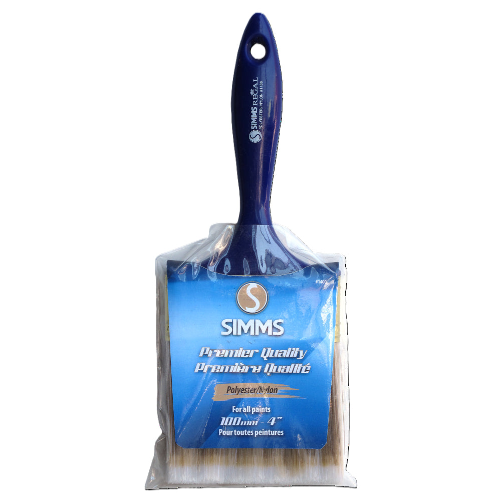 SIMMS 4in Regal Poly/Nylon Bristle Paint Brush