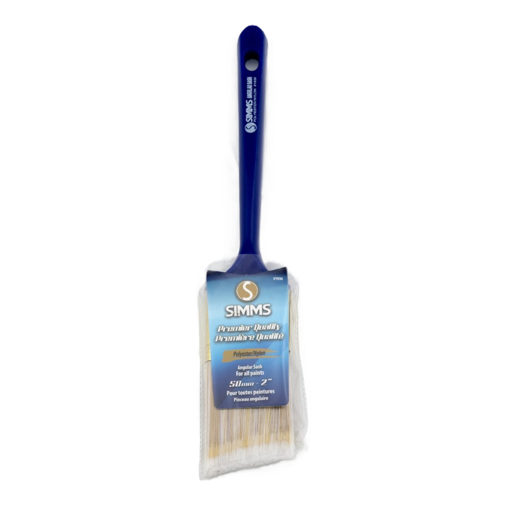 SIMMS 2in Angular Sash Poly/Nylon Bristle Paint Brush