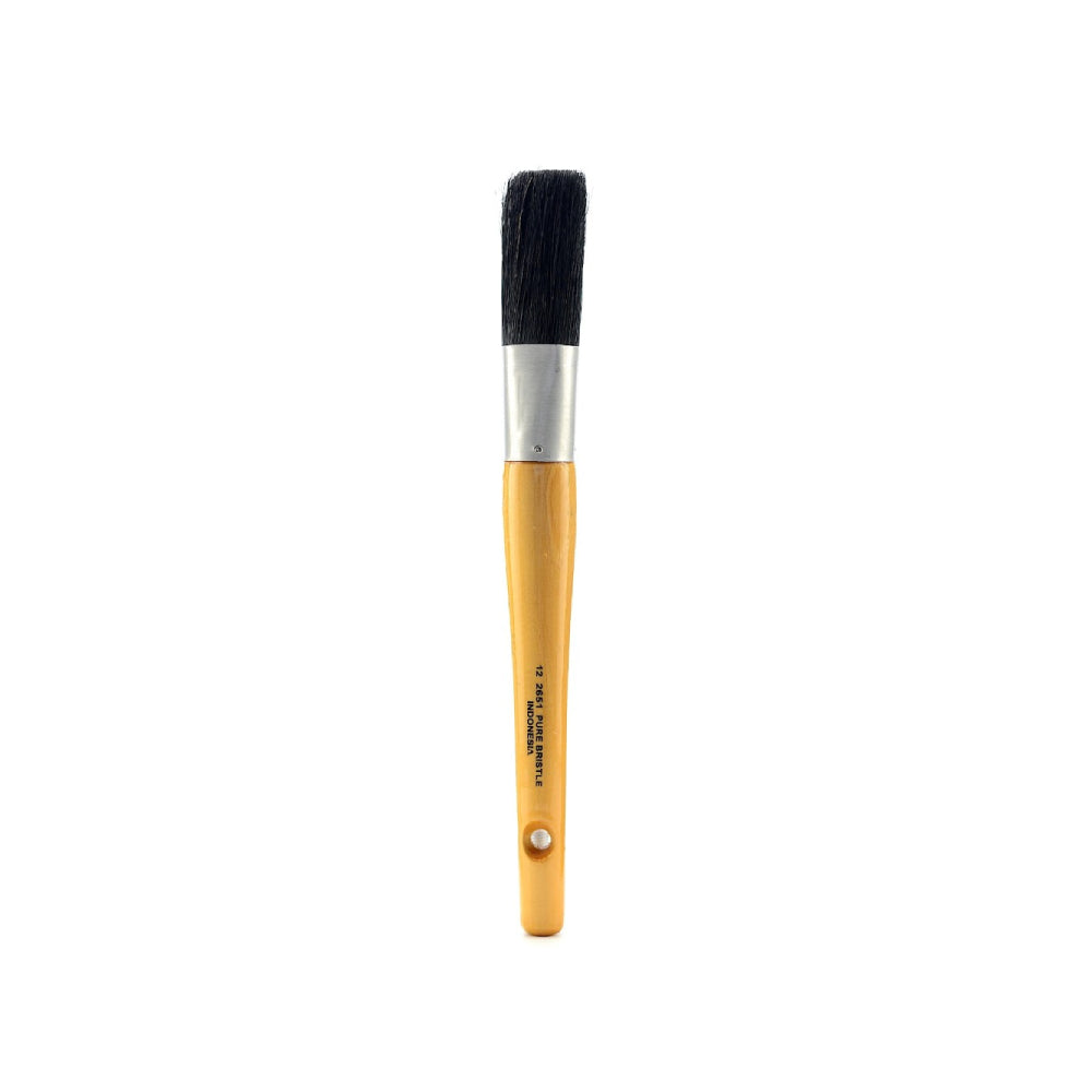 SIMMS 1/2in Oval Sash Natural Bristle Paint Brush - #2
