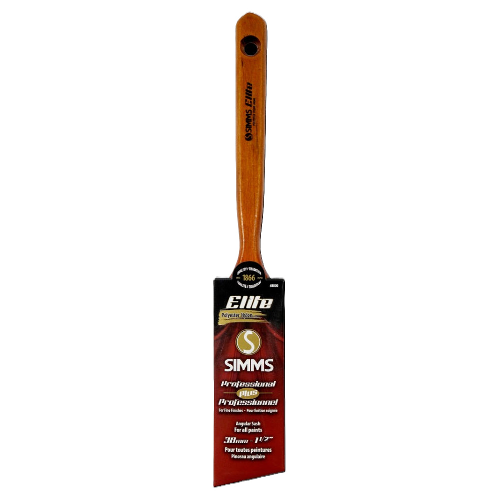 SIMMS 1-1/2in Elite Professional Angular Sash Paint Brush