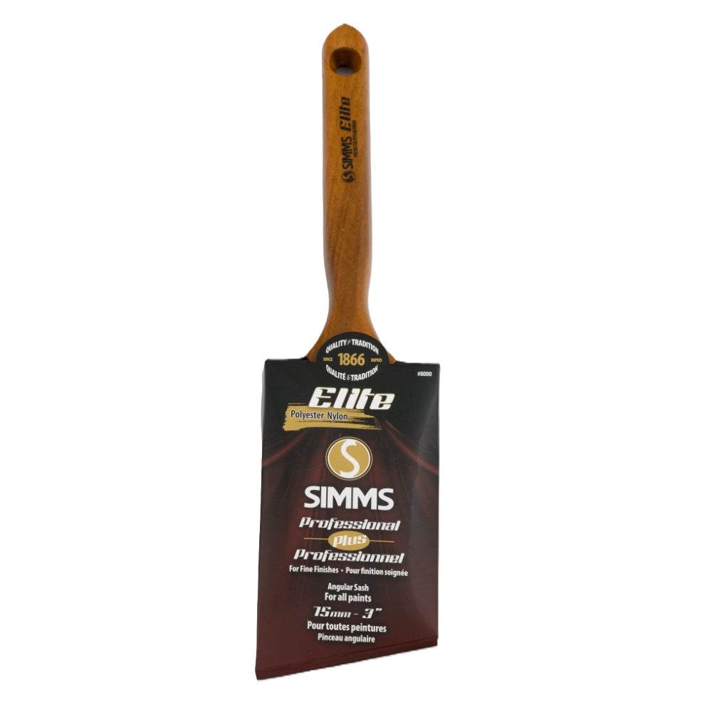 SIMMS 3in Elite Professional Angular Sash Paint Brush