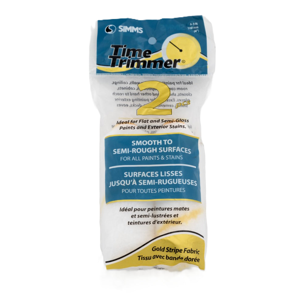 SIMMS 4in Mini Roller Golden Stripe Fabric Refills - 2pk