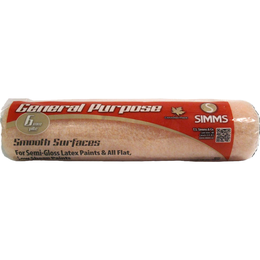 SIMMS 9-1/2in x 1/4in General Purpose Fabric Roller Refill