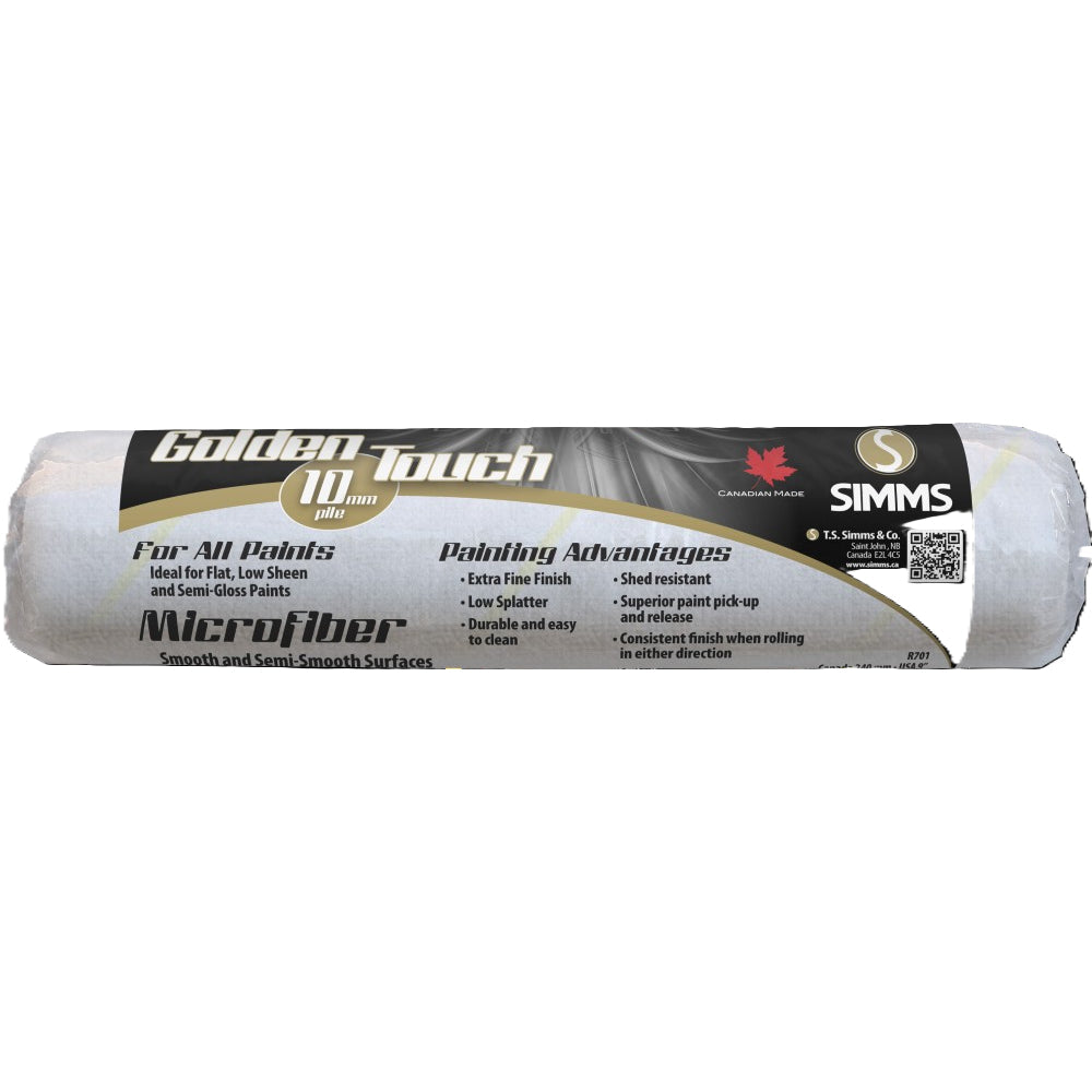 SIMMS 9-1/2in Microfibre Roller Refill - Smooth & Semi-Smooth