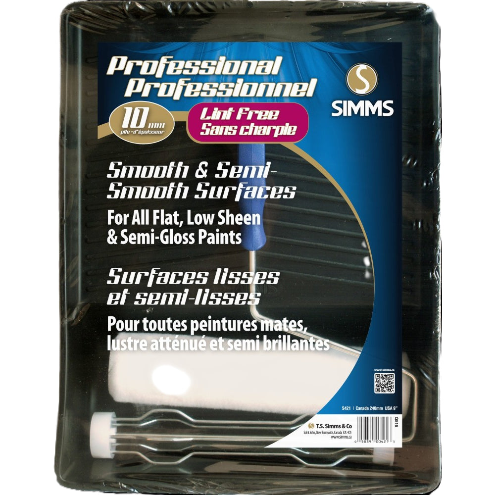 SIMMS 4pc Mini Roller Set 4in X 7/16in