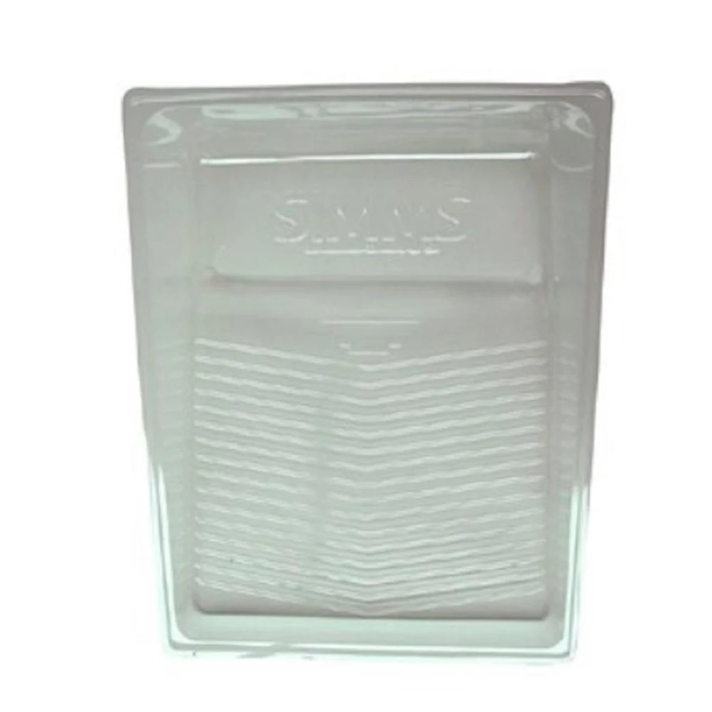 SIMMS Jumbo 4L 9-1/2in Professional Paint Roller Tray - White