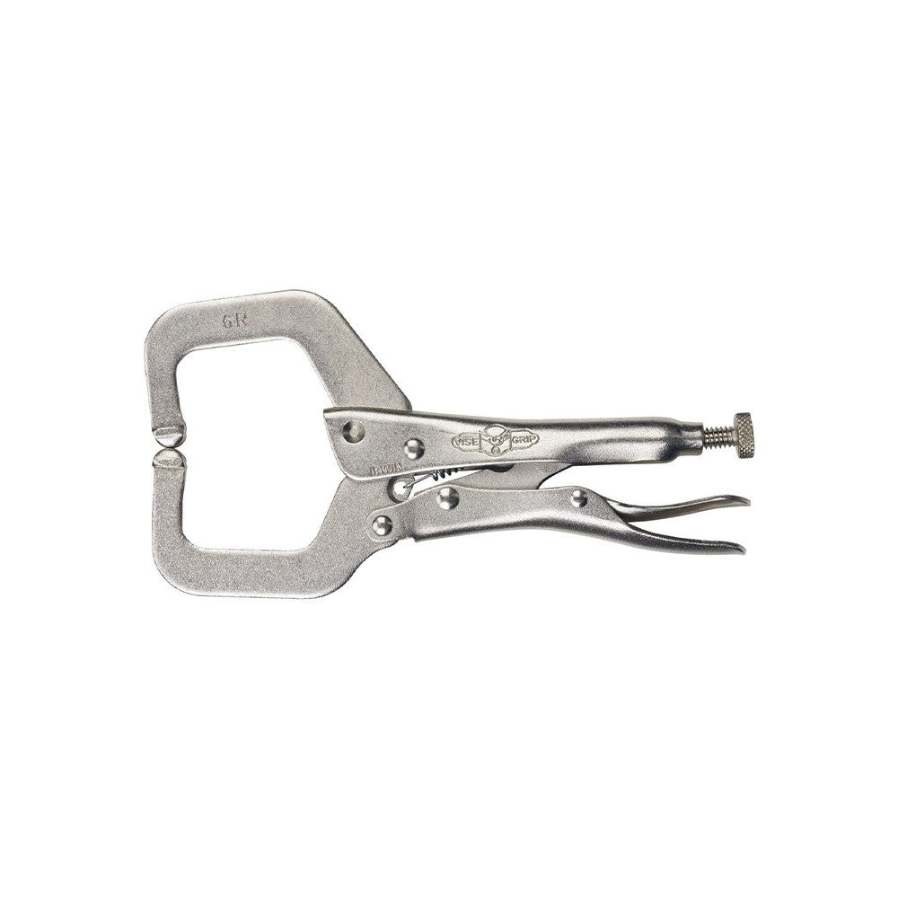 Irwin 6R Vise-Grip 6 Inch Original Locking C-Clamp with Regular Tips