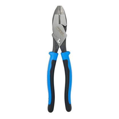 Klein Tools J2000-9NECRTP 2000 Series 9-1/2 inch Lineman foots Side-Cutting Pliers showing from a different angle