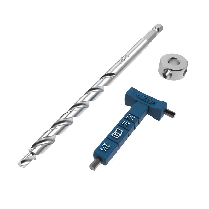 Kreg Micro-Pocket Drill Bit with Stop Collar Set