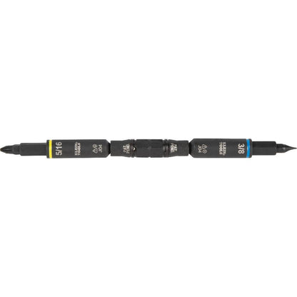 Klein Tools 32500HDRT 11-in-1 Ratcheting Impact Multi-Bit Screwdriver / Nut Driver