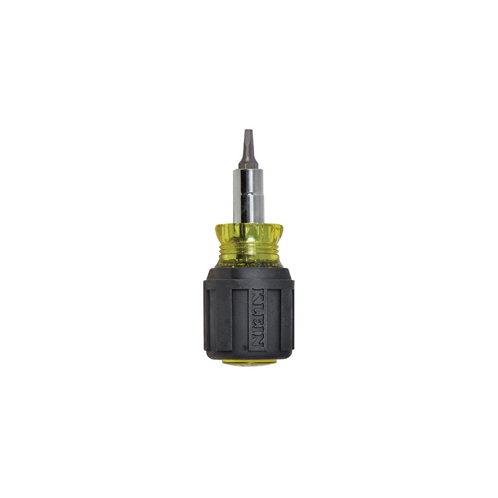 Klein Tools 32562 6-In-1 Multi-Bit Screwdriver / Nut Driver - Stubby