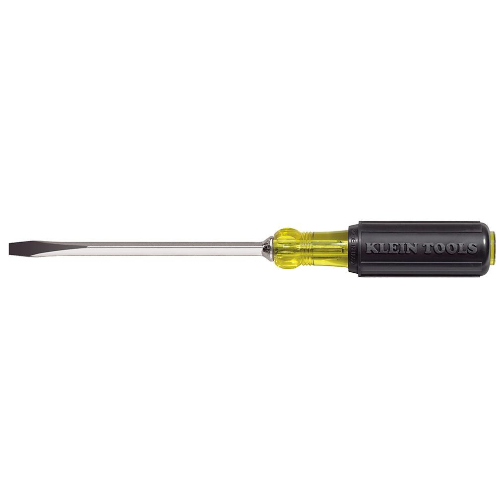 Klein Tools 600-8 3/8-Inch Keystone-Tip Screwdriver - 8-Inch Heavy-Duty Square-Shank