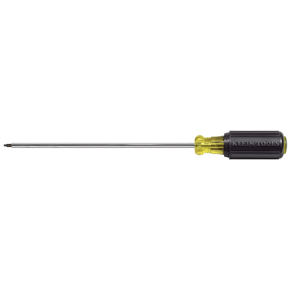Klein Tools 667 #3 Square-Recess Tip Screwdriver - 8-Inch Round-Shank