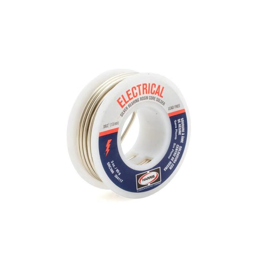 Harris Silver Bearing Rosin Core 3 oz .062in Electrical Solder