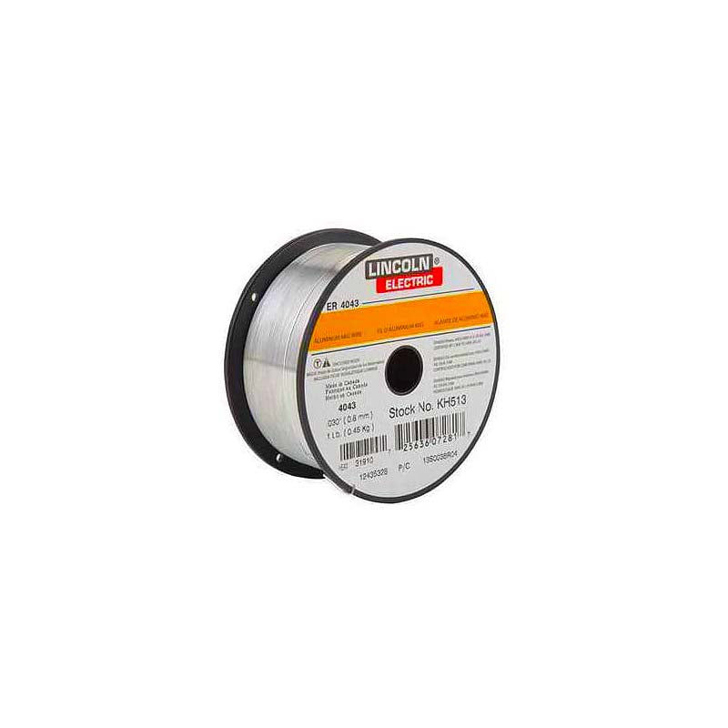Lincoln Electric SuperGlaze ER4043 .030in Aluminum MIG Welding Wire - 1lb Spool