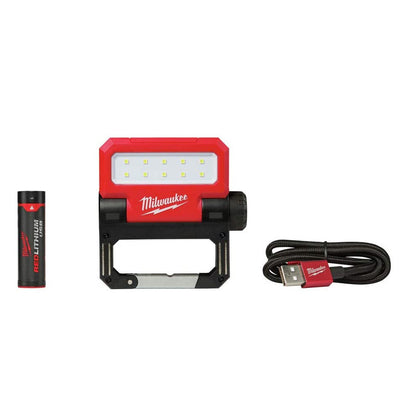 Milwaukee 2114-21 USB ROVER Rechargeable Pivoting 550 Lumen Flood Light