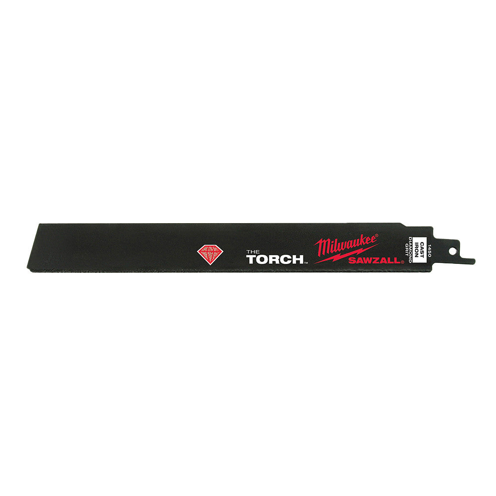 Milwaukee 48-00-1450 SAWZALL THE TORCH 9 inch Diamond Grit Reciprocating Saw Blade