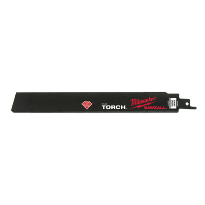 Milwaukee 48-00-1450 SAWZALL THE TORCH 9 inch Diamond Grit Reciprocating Saw Blade
