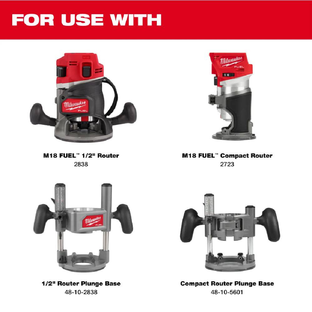 Milwaukee 48-11-2838 Router Guide Rail Adapter