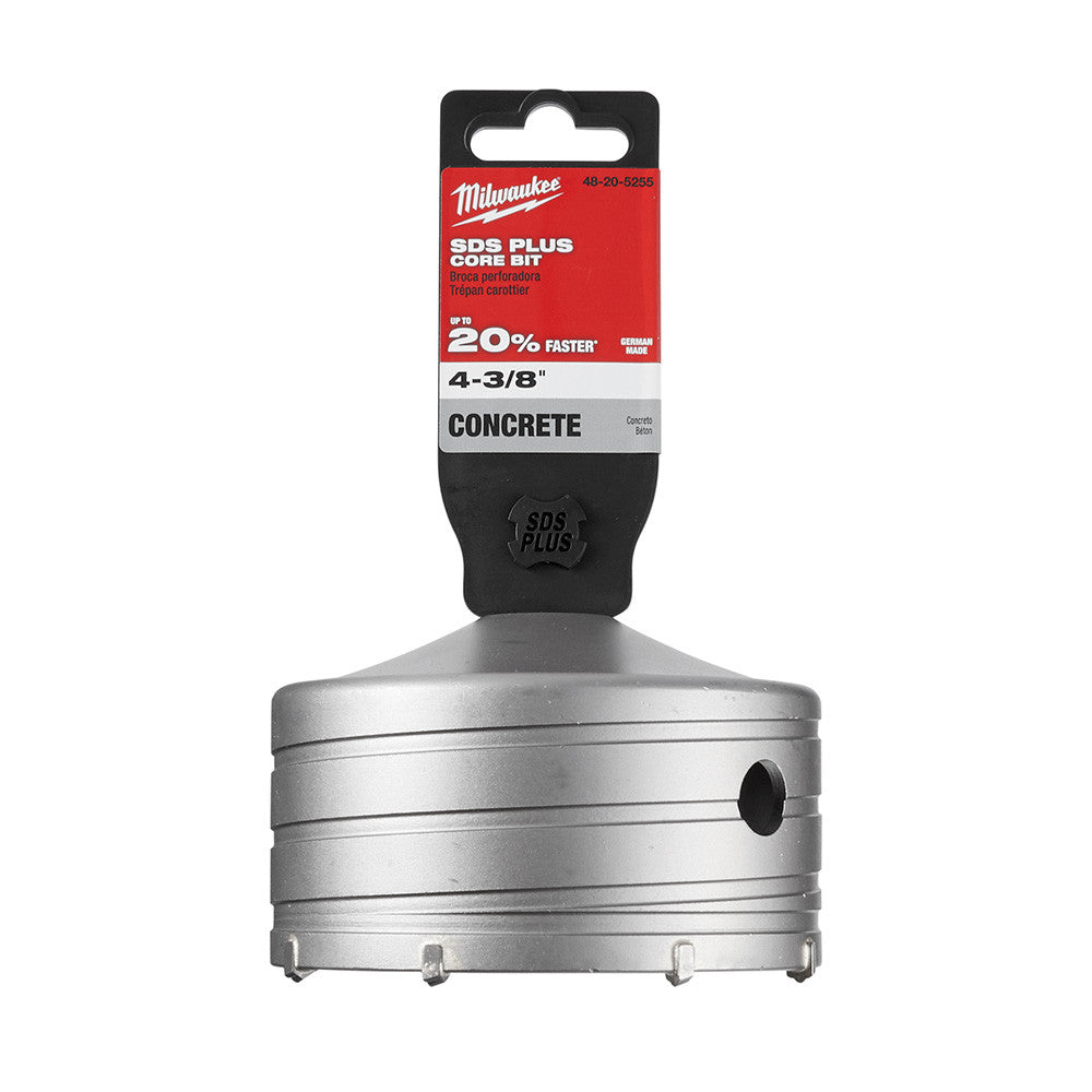 Milwaukee 48-20-5255 4-3/8 Inch x 2-inch SDS-PLUS Core Bit