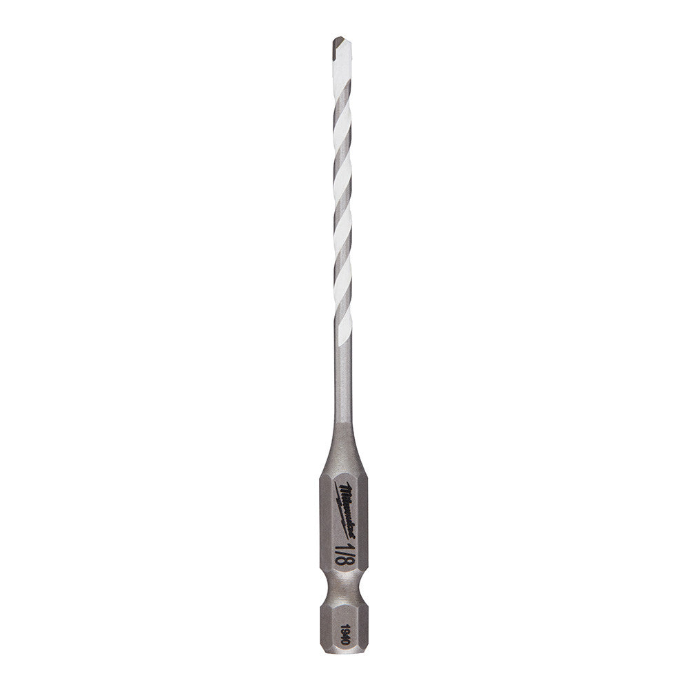 Milwaukee 48-20-8880 SHOCKWAVE 1/8 Inch x 3-1/2 Inch Carbide Multi-Material Drill Bit