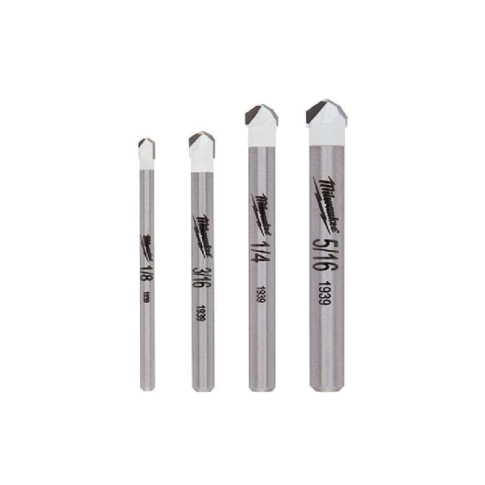 Milwaukee 48-20-8998 4pc Tile and Natural Stone Bit Set