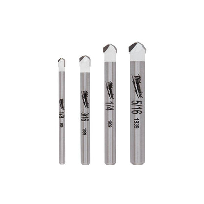 Milwaukee 48-20-8998 4pc Tile and Natural Stone Bit Set
