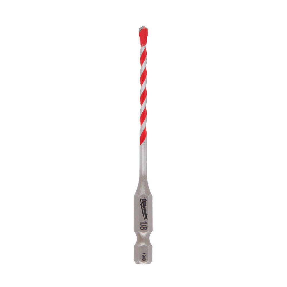 Milwaukee 48-20-9000 SHOCKWAVE 1/8-inch x 2-inch x 3-1/2-inch Carbide Hammer Drill Bit