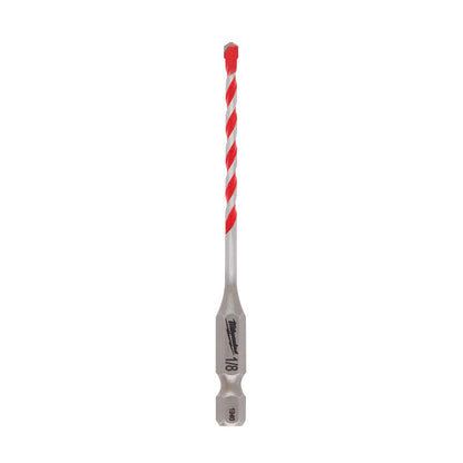 Milwaukee 48-20-9000 SHOCKWAVE 1/8-inch x 2-inch x 3-1/2-inch Carbide Hammer Drill Bit