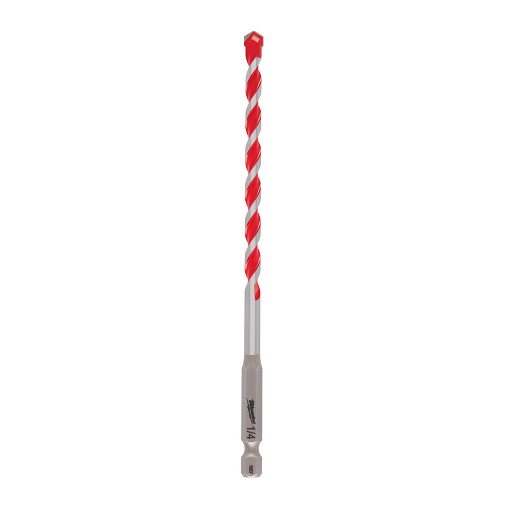 Milwaukee 48-20-9011 SHOCKWAVE 1/4-inch x 4-inch x 6-inch Carbide Hammer Drill Bit