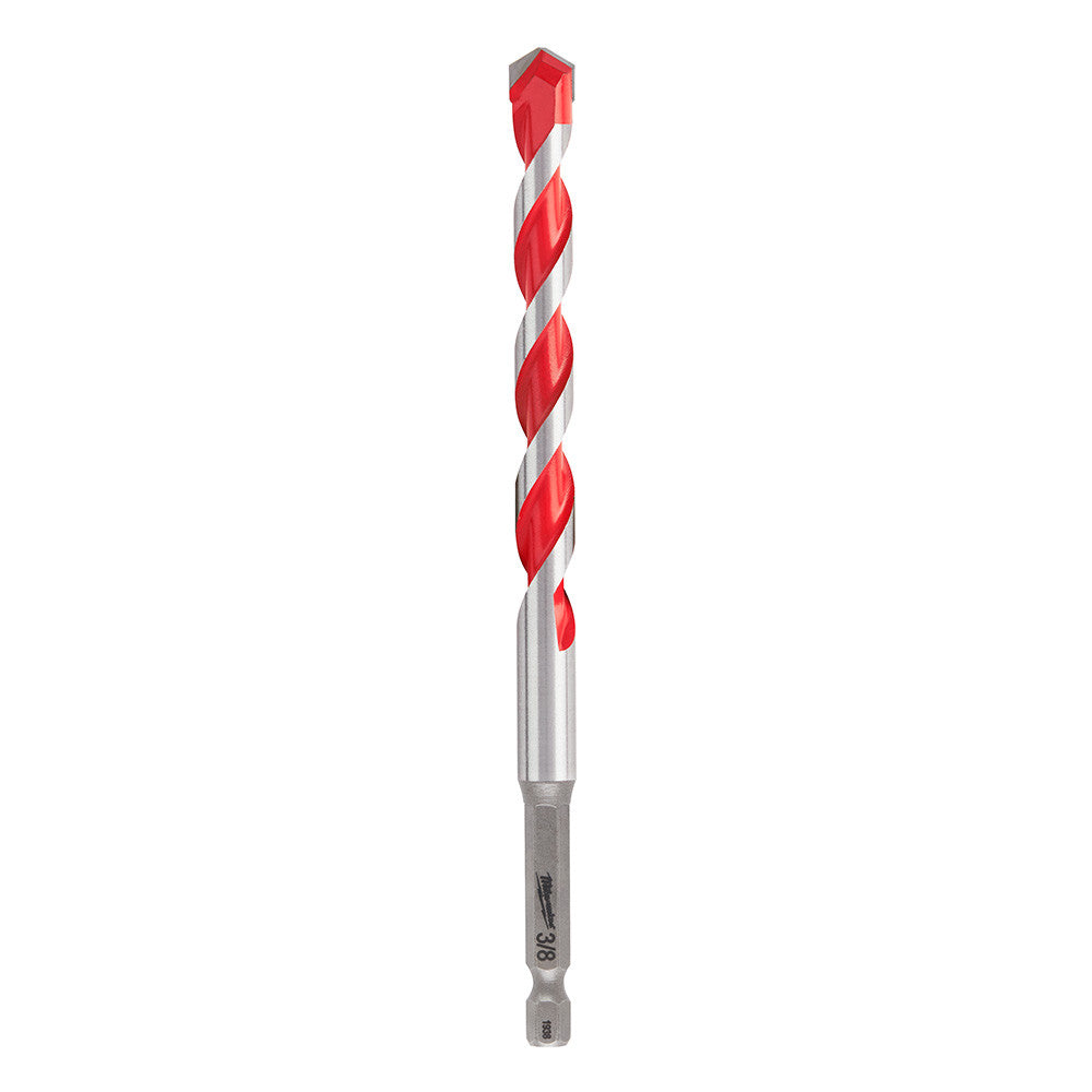 Milwaukee 48-20-9021 SHOCKWAVE 3/8-inch x 4-inch x 6-inch Carbide Hammer Drill Bit