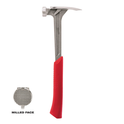 Milwaukee 48-22-9016 17oz Milled Face Framing Hammer