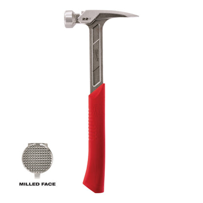 Milwaukee 48-22-9022 22oz Milled Face Framing Hammer