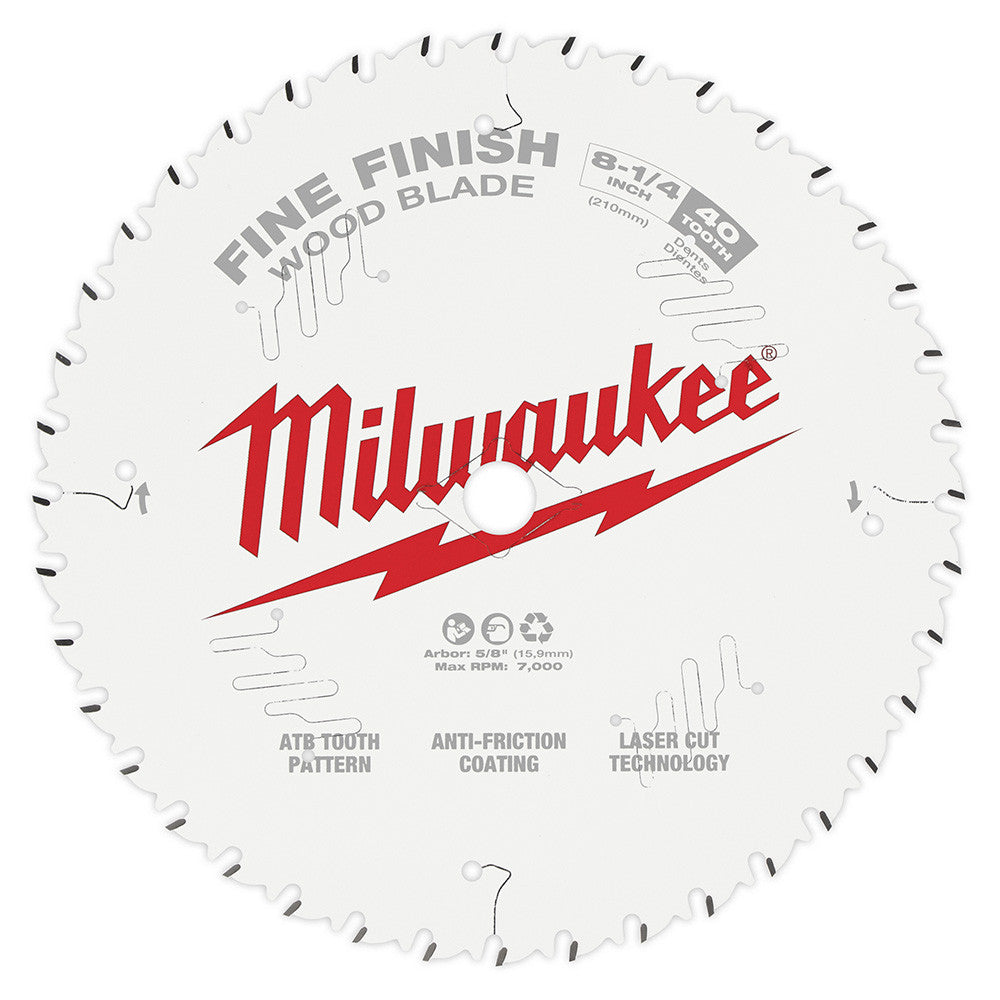 Milwaukee 48-40-0822 8-1/4 inch 40T Framing Circular Saw Blade