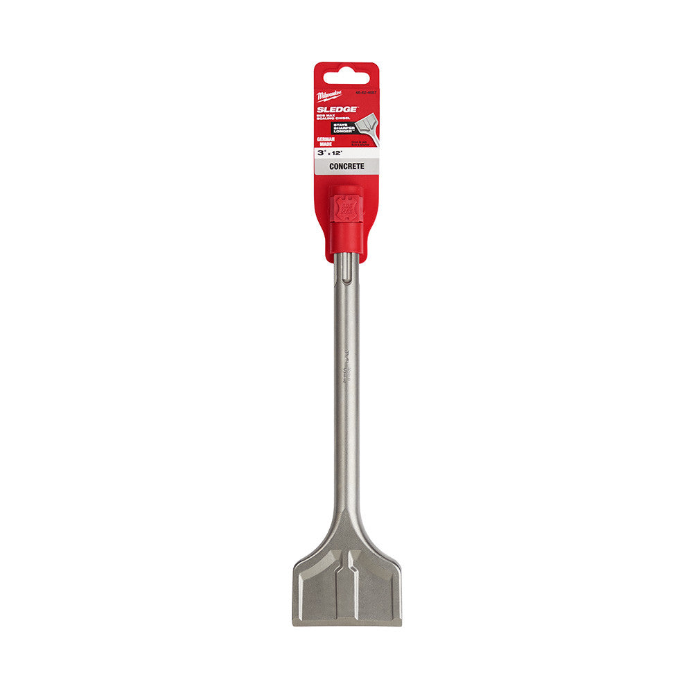 Milwaukee 48-62-4087 3 inch x 12 inch SDS MAX SLEDGE Scaling Chisel