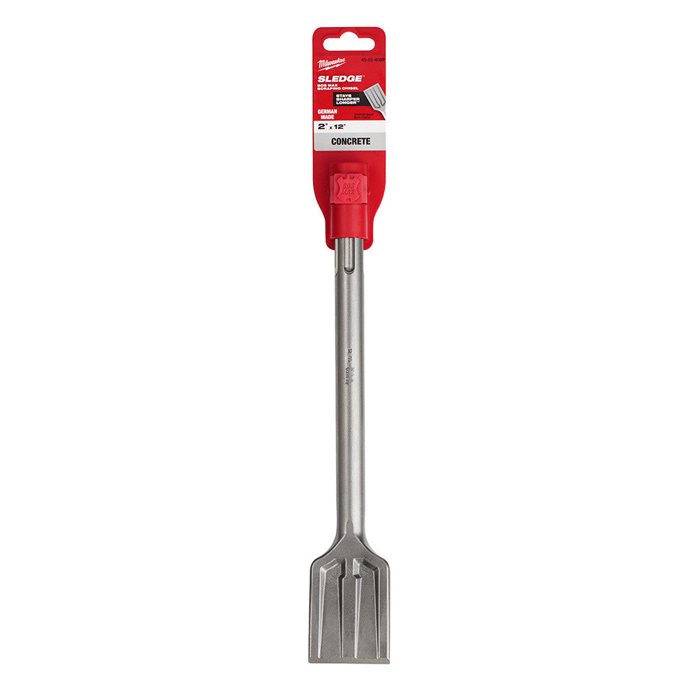 Milwaukee 48-62-4089 2 inch x 12 inch SDS MAX SLEDGE Scraping Chisel