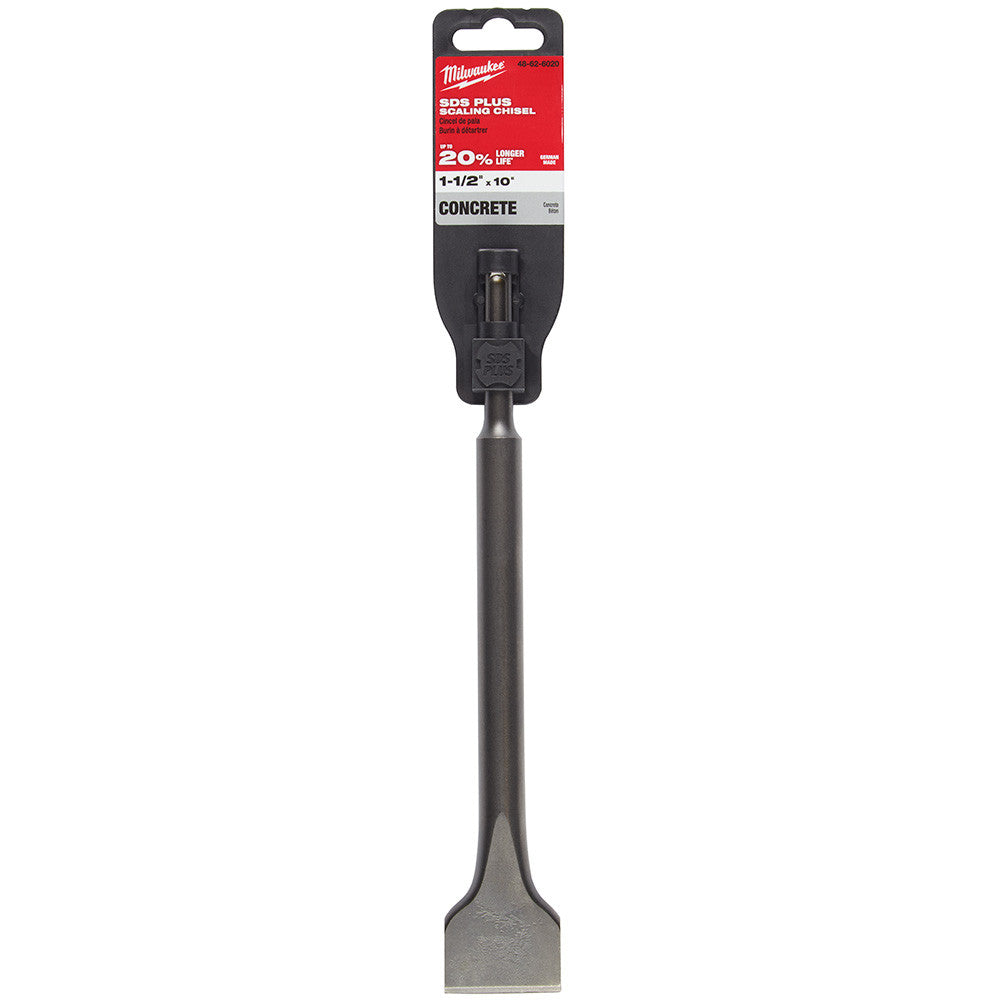 Milwaukee 48-62-6020 1/2 Inch x 10 Inch SDS PLUS Scaling Chisel