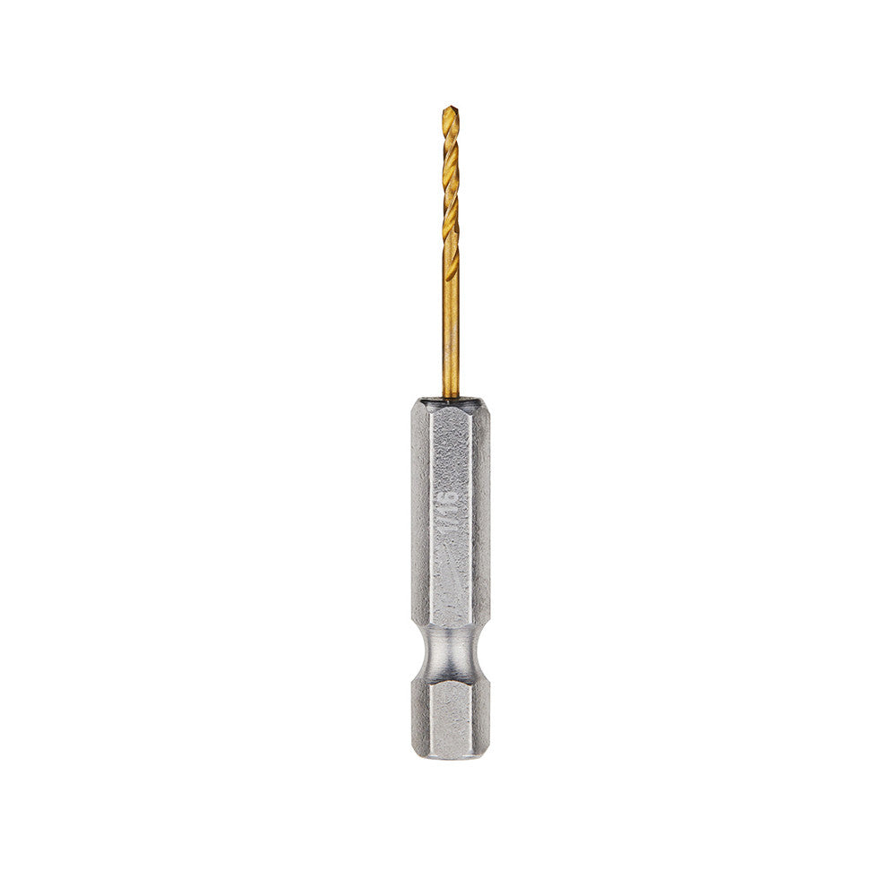 Milwaukee 48-89-4601 SHOCKWAVE 1/16 Inch Titanium Drill Bits with RED HELIX - 2 Pack
