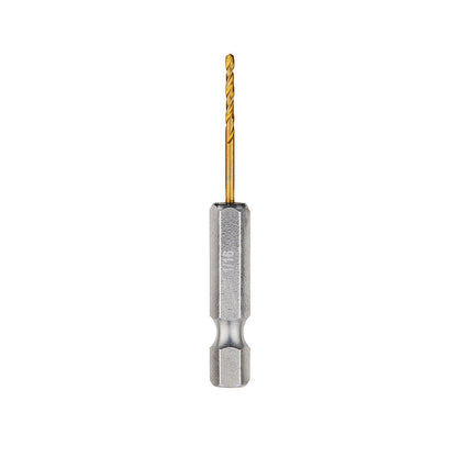 Milwaukee 48-89-4601 SHOCKWAVE 1/16 Inch Titanium Drill Bits with RED HELIX - 2 Pack