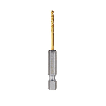 Milwaukee 48-89-4603 SHOCKWAVE 3/32 Inch Titanium Drill Bits with RED HELIX - 2 Pack