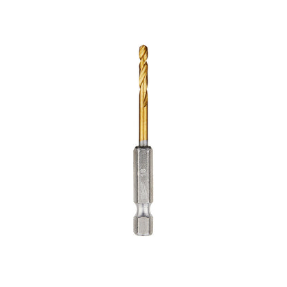 Milwaukee 48-89-4605 HOCKWAVE 1/8 inch Titanium Drill Bits with RED HELIX - 2 Pack