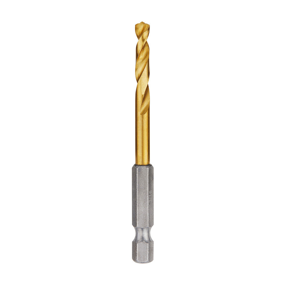 Milwaukee 48-89-4609 SHOCKWAVE 3/16 Inch Titanium Drill Bit with RED HELIX