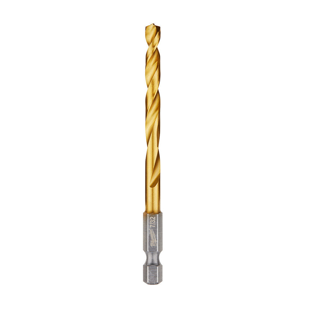 Milwaukee 48-89-4611 SHOCKWAVE 7/32 Inch Titanium Drill Bit with RED HELIX