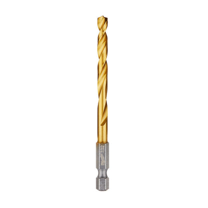 Milwaukee 48-89-4611 SHOCKWAVE 7/32 Inch Titanium Drill Bit with RED HELIX